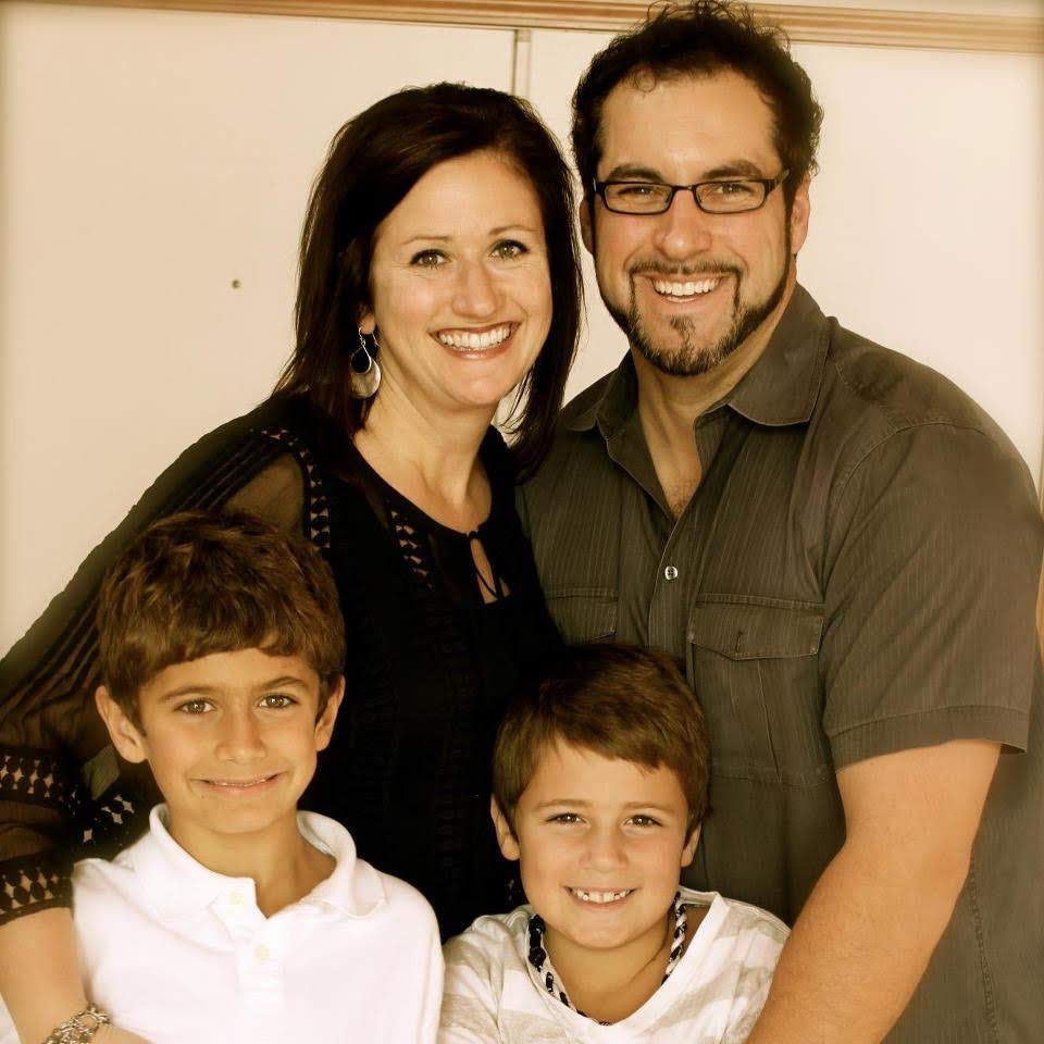 Author Carla M. Flanders and family